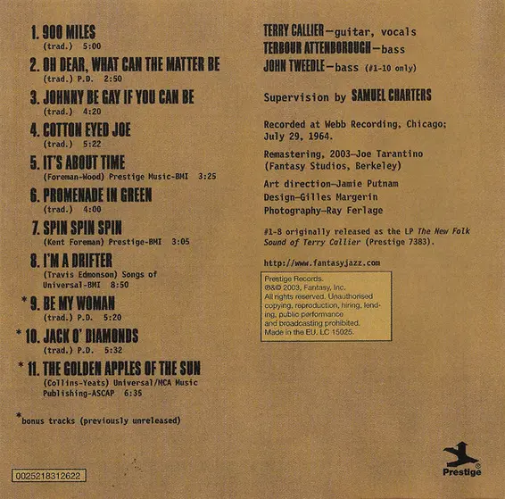Terry Callier - The New Folk Sound Of Terry Callier-3