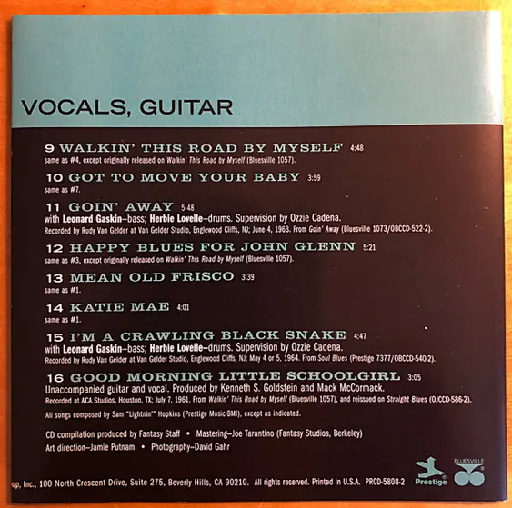 Lightnin' Hopkins - Profiles-1