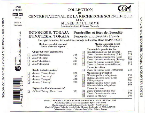 Toradja - Indonesie - Funérailles Et Fêtes De Fécondité = Indonesia - Funerals And Fertility Feasts-1