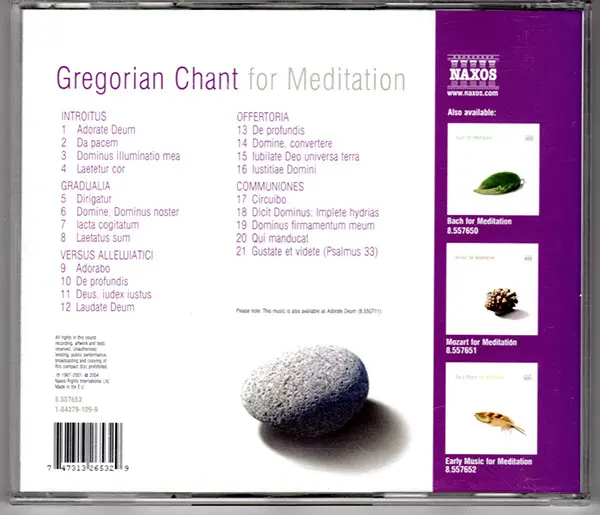 Unknown Artist - Gregorian Chant For Meditation-1