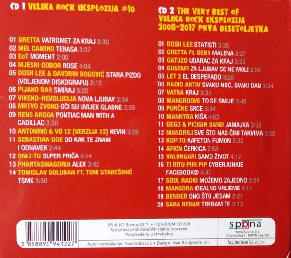 Various - Velika Rock Eksplozija # 10 2008-2017 10 Eksplozivnih Godina-1