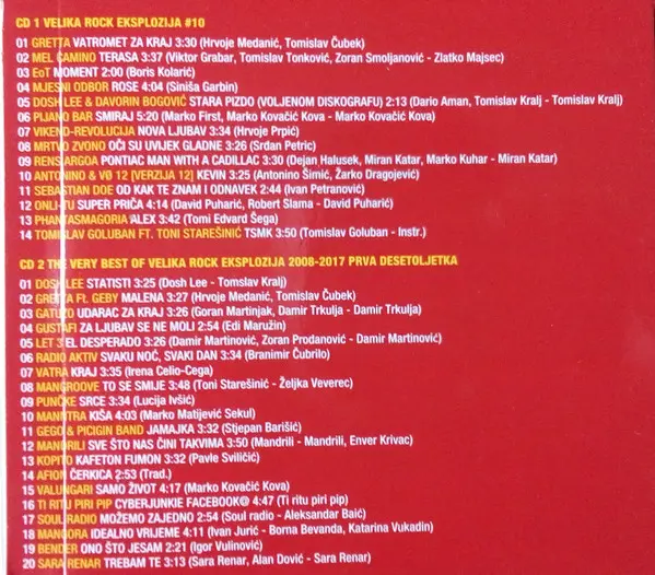 Various - Velika Rock Eksplozija # 10 2008-2017 10 Eksplozivnih Godina-2