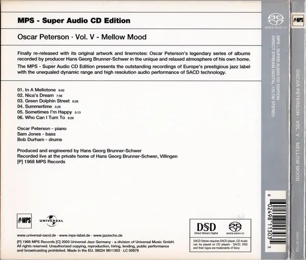 Oscar Peterson - Mellow Mood-2