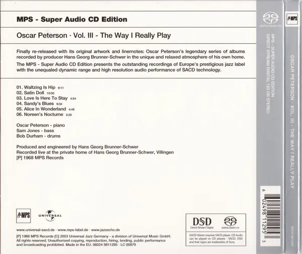 Oscar Peterson - The Way I Really Play-1