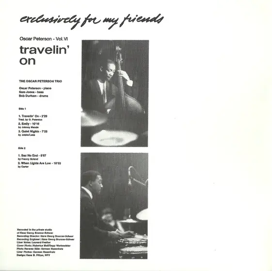 Oscar Peterson - Travelin' On-5
