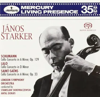 Robert Schumann / Édouard Lalo / Camille Saint-Saëns - Janos Starker, London Symphony Orchestra, Stanislaw Skrowaczewski / Antal Dorati - Cello Concertos-0