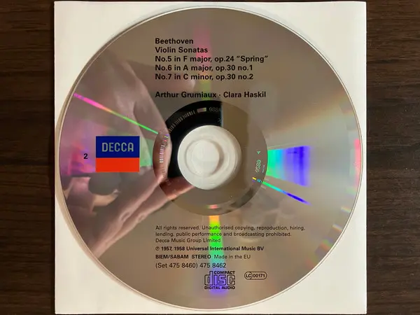 Ludwig van Beethoven, Arthur Grumiaux, Clara Haskil - The Violin Sonatas-10