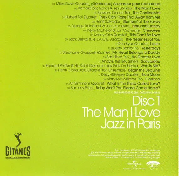 Various - Jazz in Paris - The 100's Most Beautiful Melodies-7