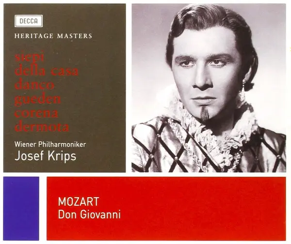 Wolfgang Amadeus Mozart, Cesare Siepi, Fernando Corena, Kurt Böhme, Suzanne Danco, Anton Dermota, Lisa Della Casa, Walter Berry, Hilde Güden, Wiener Philharmoniker, Wiener Staatsopernchor, Josef Krips - Don Giovanni-1