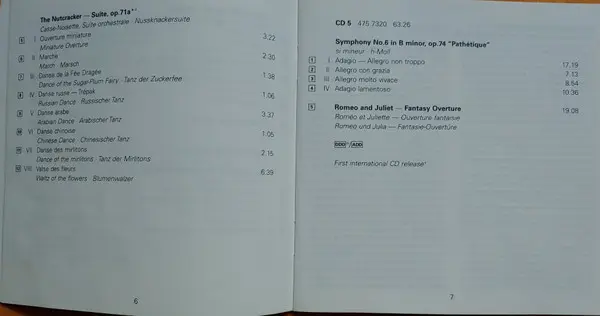 Pyotr Ilyich Tchaikovsky, Los Angeles Philharmonic Orchestra, Zubin Mehta - The Symphonies / Capriccio Italien, 1812 Overture, Romeo And Juliet, Marche Slave, Sleeping Beauty And Nutcracker Suites-6