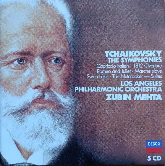Pyotr Ilyich Tchaikovsky, Los Angeles Philharmonic Orchestra, Zubin Mehta - The Symphonies / Capriccio Italien, 1812 Overture, Romeo And Juliet, Marche Slave, Sleeping Beauty And Nutcracker Suites-2