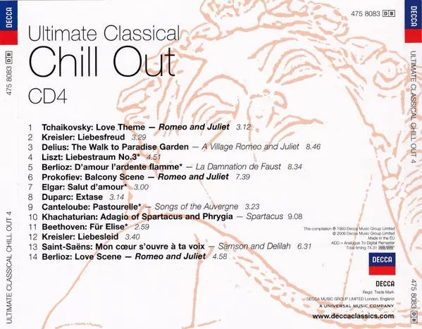 Various - Ultimate Classical Chill Out - The Essential Masterpieces-30