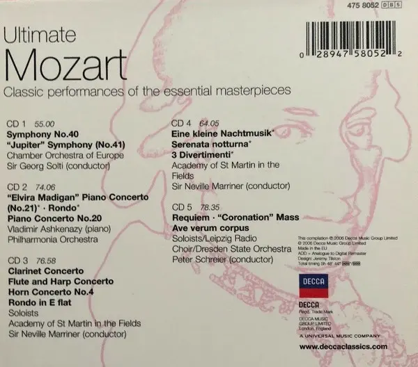 Wolfgang Amadeus Mozart - Ultimate Mozart - The Essential Masterpieces-1