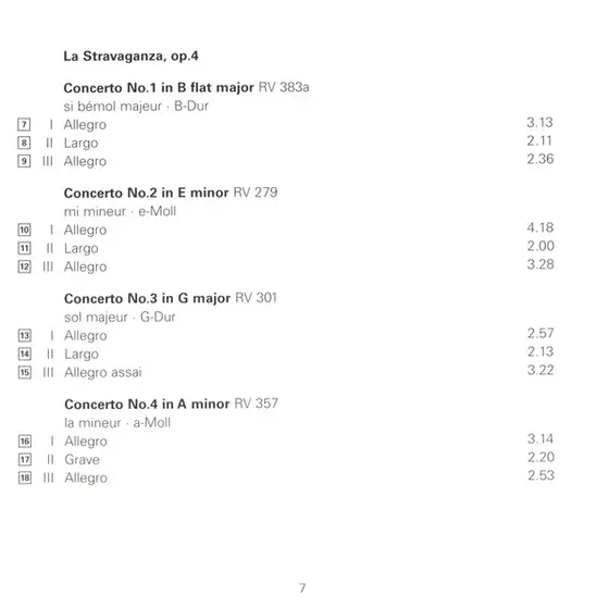 Antonio Vivaldi / The Academy Of Ancient Music, Christopher Hogwood - Concertos, Opp.3 ,4, 8 & 9: L'estro Armonico 🞄 La Stravaganza 🞄 Il Cimento Dell'armonia E Dell'invenzione 🞄 La Cetra-22