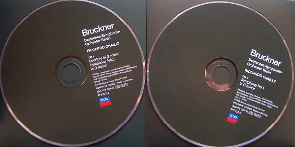 Anton Bruckner / Deutsches Symphonie-Orchester Berlin, Concertgebouworkest, Riccardo Chailly - The Symphonies-9