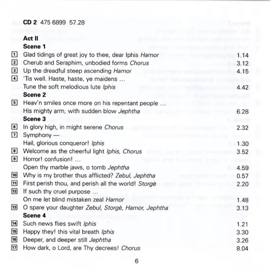 Georg Friedrich Händel - Nancy Argenta · Donna Brown · Lynne Dawson · Barbara Hendricks · Ruth Holton (2) · Anne Sofie Von Otter · Carolyn Watkinson · Michael Chance · Derek Lee Ragin · John Mark Ainsley · Neil Mackie (2) · Nigel Robson · Anthony Rolfe Jo - Israel In Egypt ・ Jephtha ・ Saul ・ Solomon-9