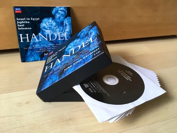 Georg Friedrich Händel - Nancy Argenta · Donna Brown · Lynne Dawson · Barbara Hendricks · Ruth Holton (2) · Anne Sofie Von Otter · Carolyn Watkinson · Michael Chance · Derek Lee Ragin · John Mark Ainsley · Neil Mackie (2) · Nigel Robson · Anthony Rolfe Jo - Israel In Egypt ・ Jephtha ・ Saul ・ Solomon-4