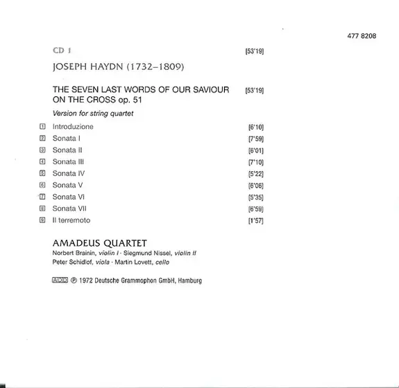 Joseph Haydn - Amadeus-Quartett - 27 String Quartets / Seven Last Words On The Cross-4