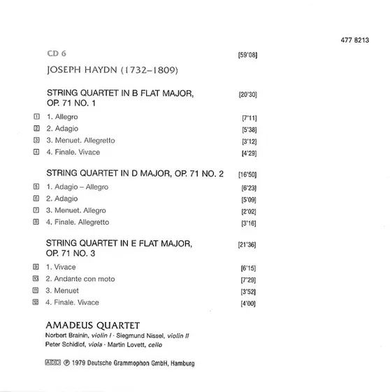 Joseph Haydn - Amadeus-Quartett - 27 String Quartets / Seven Last Words On The Cross-24