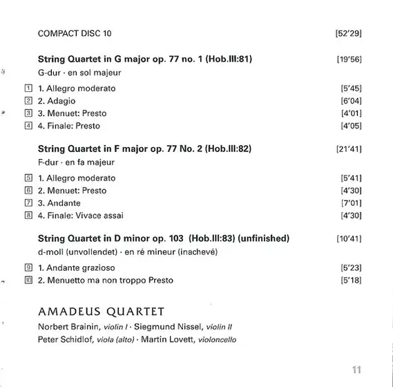 Joseph Haydn - Amadeus-Quartett - 27 String Quartets / Seven Last Words On The Cross-55