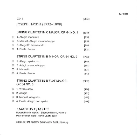 Joseph Haydn - Amadeus-Quartett - 27 String Quartets / Seven Last Words On The Cross-16