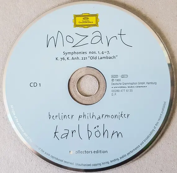 Karl Böhm, Wolfgang Amadeus Mozart, Berliner Philharmoniker - The Symphonies-4