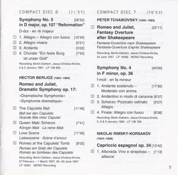 Lorin Maazel, Berliner Philharmoniker - Complete Early Berlin Philharmonic Recordings 1957 – 1962-24