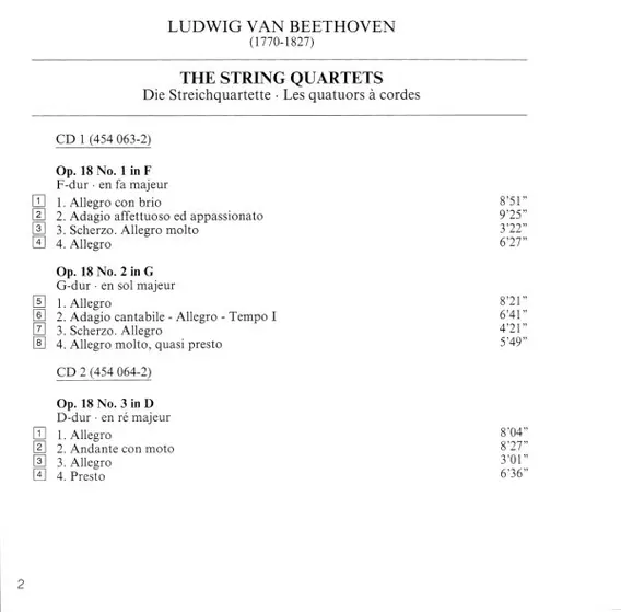 Ludwig van Beethoven, Quartetto Italiano - Complete String Quartets = Die Streichquartette - Les Quatuors À Cordes-6