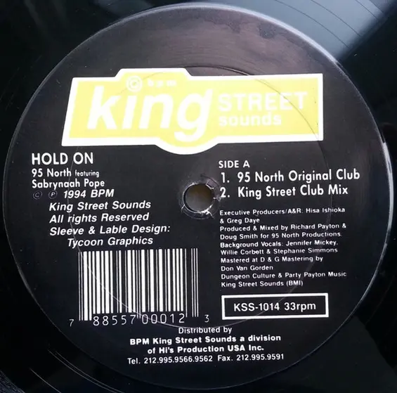 95 North Featuring Sabrynaah Pope - Hold On-2