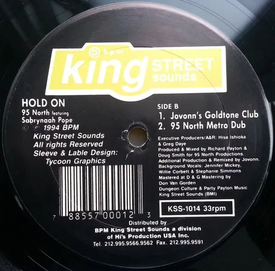 95 North Featuring Sabrynaah Pope - Hold On-3