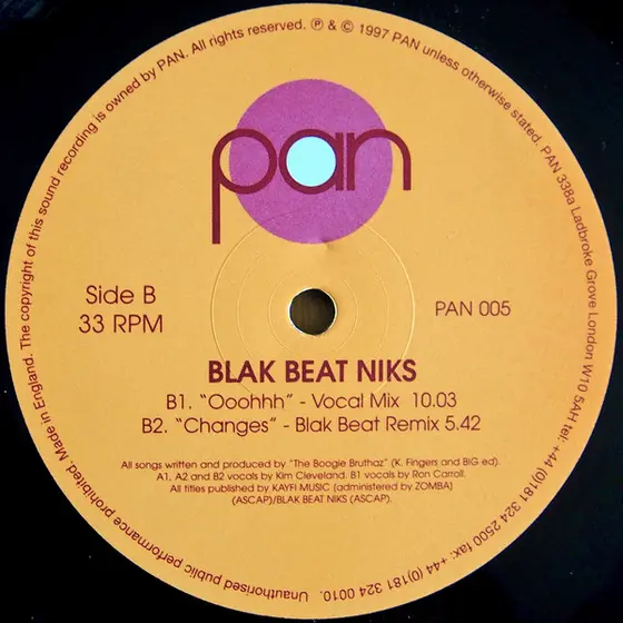 Blak Beat Niks - Changes / Ooohhh-1