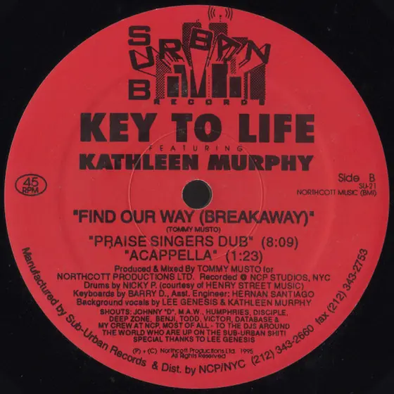 Key To Life Featuring Kathleen Murphy - Find Our Way (Breakaway)-1
