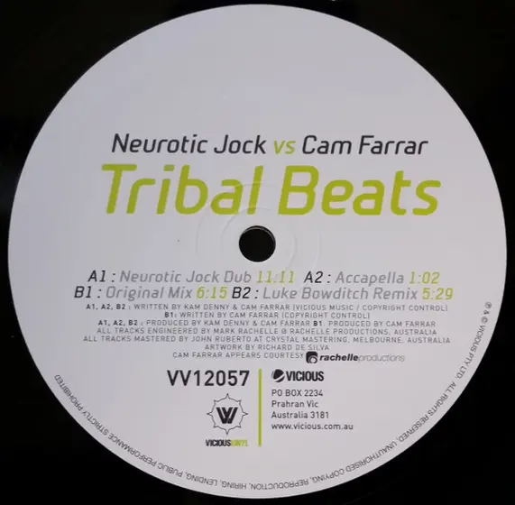 Neurotic Jock Vs. Cam Farrar - Tribal Beats-1
