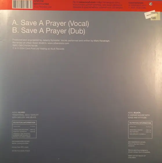 Pure Orange - Save A Prayer-3