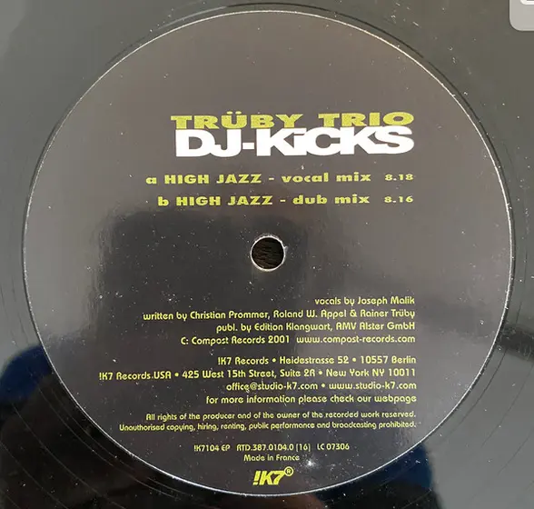 Trüby Trio - DJ-Kicks-3