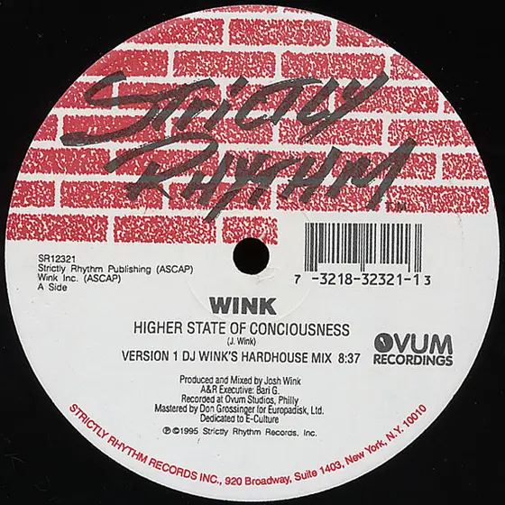 Josh Wink - Higher State Of Consciousness-1