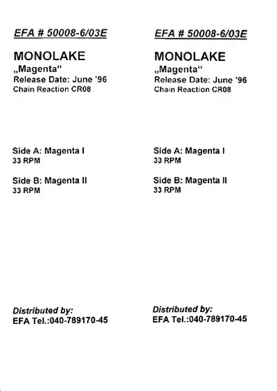 Monolake - Magenta-2