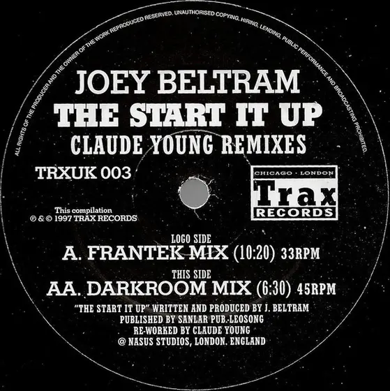 Joey Beltram - The Start It Up (Claude Young Remixes)-2