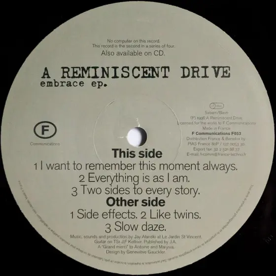 A Reminiscent Drive - Embrace EP.-3