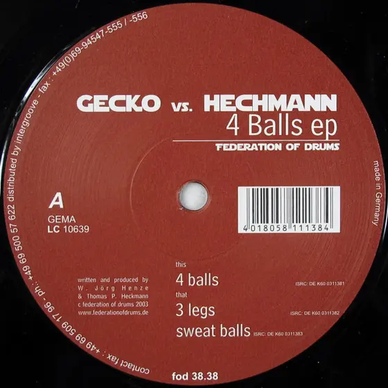 Heckmann & Gecko - 4 Balls EP-0