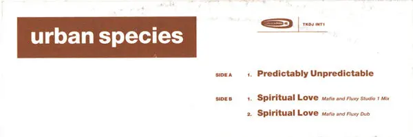 Urban Species - Predictably Unpredictable / Spiritual Love-3