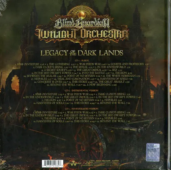 Blind Guardian Twilight Orchestra - Legacy Of The Dark Lands-1