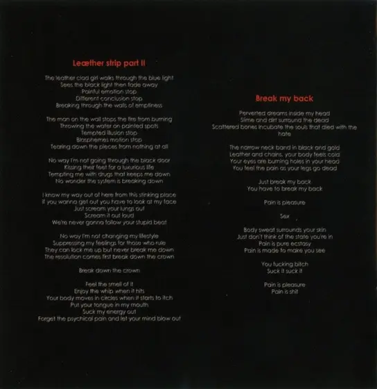Leæther Strip - Retention No. 1-19
