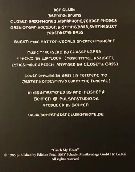 Bohren & Der Club Of Gore - Beileid-5
