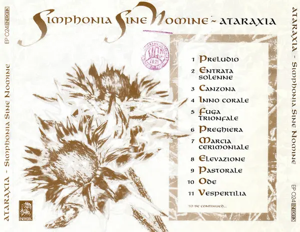 Ataraxia - Simphonia Sine Nomine-1