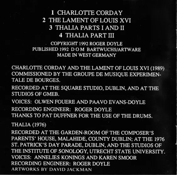 Roger Doyle - Charlotte Corday / Thalia-10