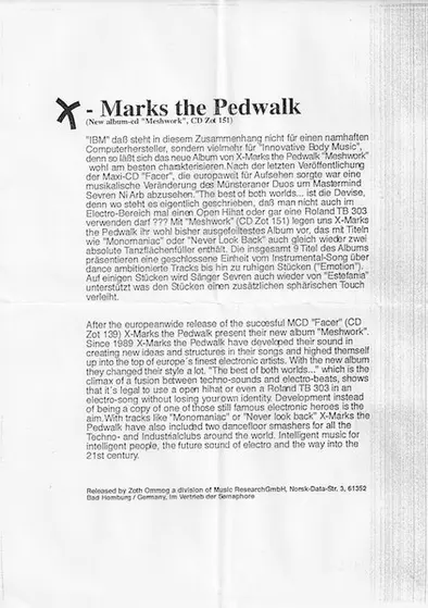 X-Marks The Pedwalk - Meshwork-4