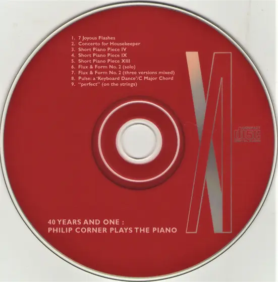 Philip Corner - 40 Years And One: Philip Corner Plays The Piano-2