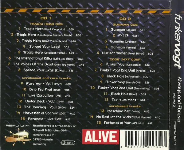 Funker Vogt - Always And Forever Volume 2-1
