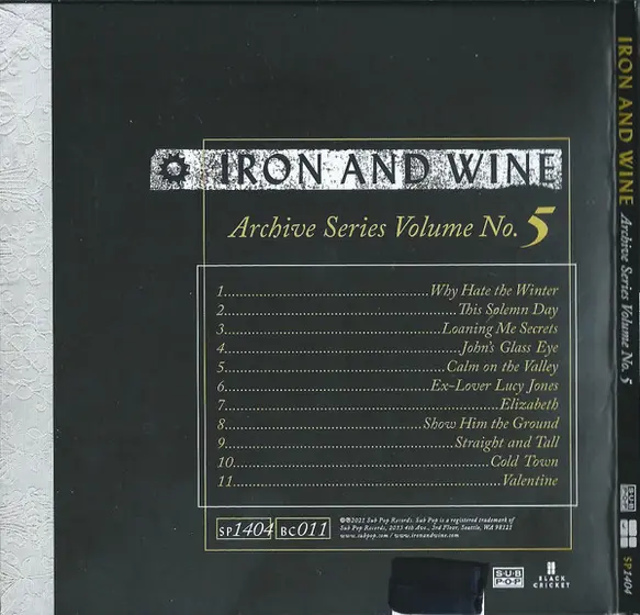 Iron And Wine - Archive Series Volume No. 5-1